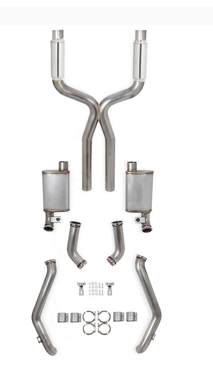 Blackheart Header-Back Exhaust System 1967-69 GM F-Body With LS Swap