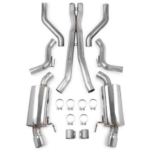 Stainless Steel Header-Back Exhaust Kit 2015 Ford Mustang GT 5.0L