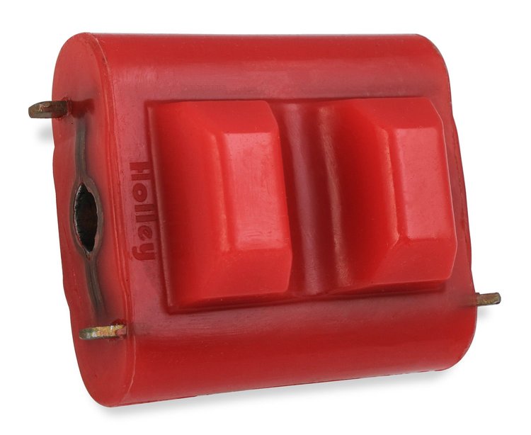 BlackHeart Polyurethane Engine Mount Insert for Small Block Chevy [Red]