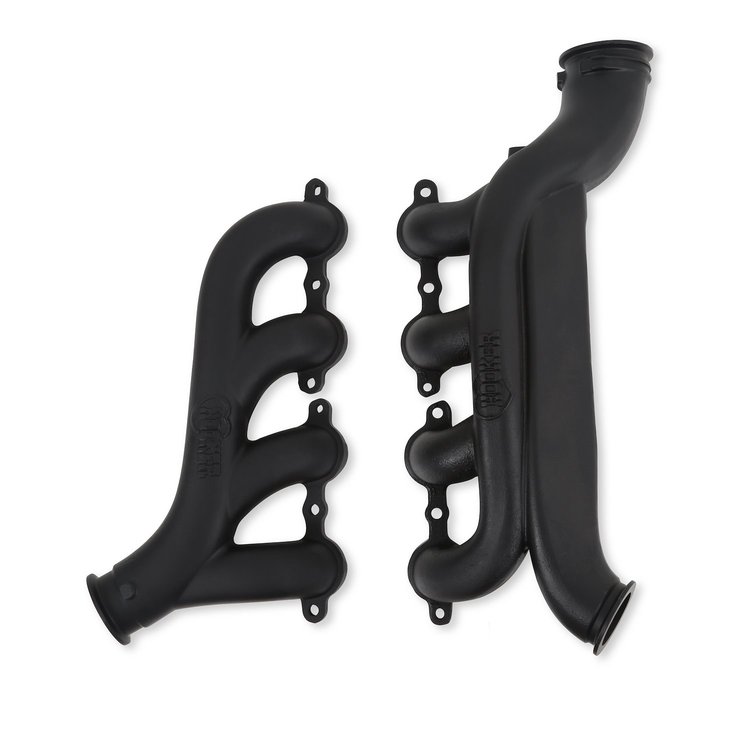 8510-3HKR Blackheart GM LS Turbo Exhaust Manifolds [Black Ceramic]