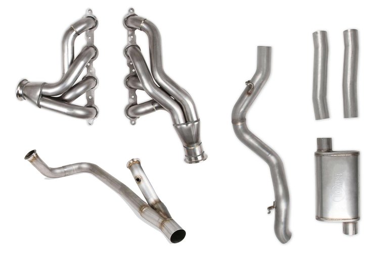 Blackheart GM LS Engine Swap Exhaust Kit for 1997-2006 Jeep TJ/LJ