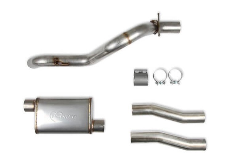 Blackheart Engine Swap Header-Back Exhaust Kit 1987-1995 Jeep Wrangler YJ with GM LS, Gen-V LT, or Gen 3 Hemi Engine