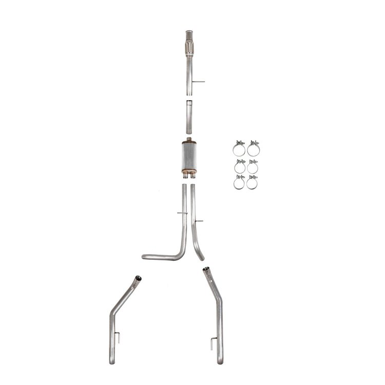 Blackheart Cat-Back Exhaust System for Select Late-Model Chevy Silverado, GMC Sierra 1500 6.2L Pickup Trucks [OE Dual Exit]
