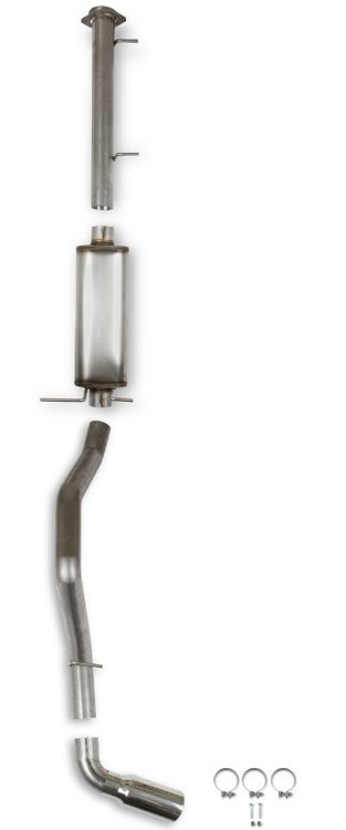 Cat-Back Single-Side Exit Stainless Exhaust System for 2015-2019 Chevy Silverado, GMC Sierra 2500/3500HD Trucks w/6.0L Engine