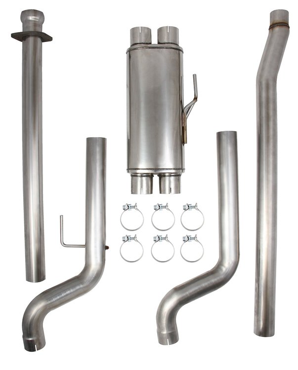 BlackHeart Mid-Pipe & Muffler Assembly