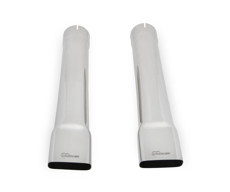 SuperBee-Style Exhaust Tip Set 3 in. Inlet [Polished Finish]