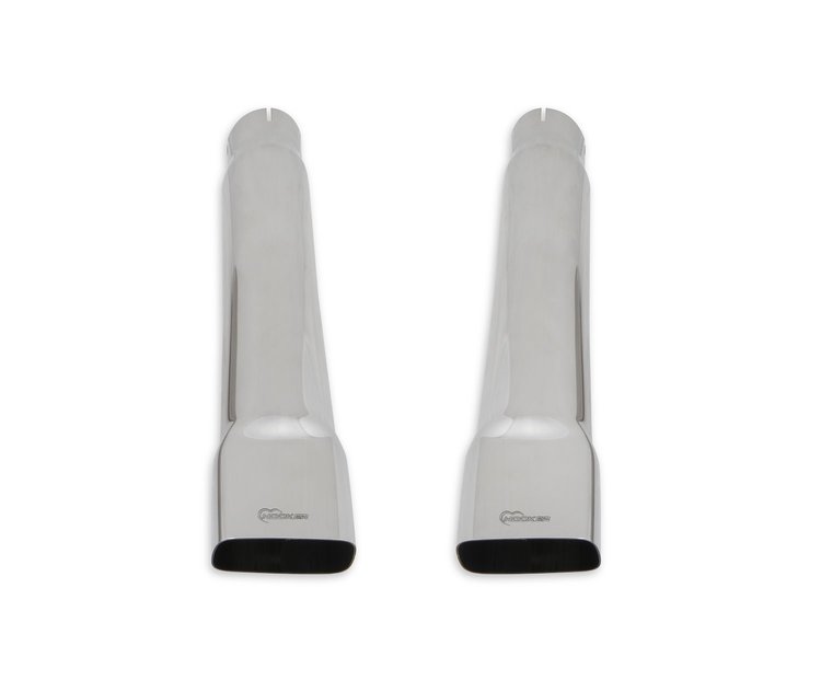 SuperBee-Style Exhaust Tip Set 2.500 in. Inlet [Polished Finish]