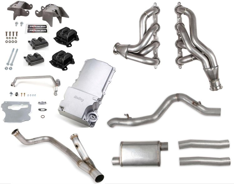 Blackheart GM LS Engine Swap Mounting Bracket and Exhaust Kit