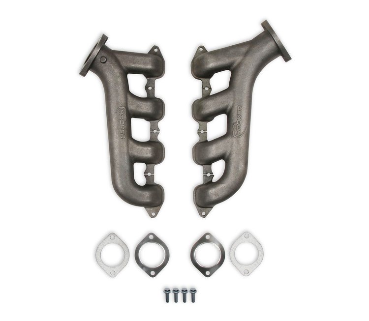 GM LT Swap Cast-Iron Exhaust Manifolds [Natural Finish]