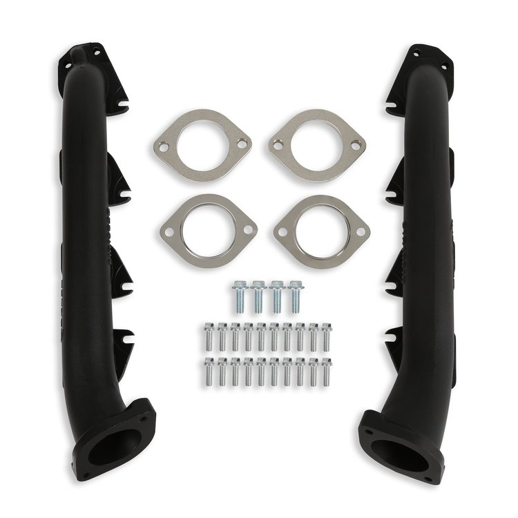 Blackheart Gen III Hemi Swap Exhaust Manifolds [Black Finish]