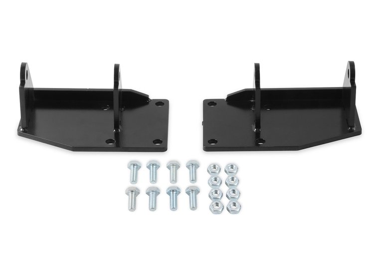 Blackheart Engine Swap Mounting Brackets 1988-98 GM K1500 Pickup Truck 4WD, Mounts GM LS/LT Engine [Rear-Bias Mounting Position]