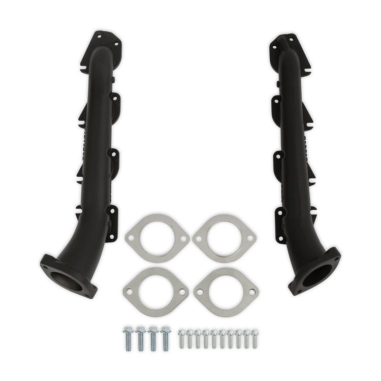Blackheart Gen III Hemi Swap Exhaust Manifolds for Select 1966-2004 Mopar Models [Black Ceramic Finish]