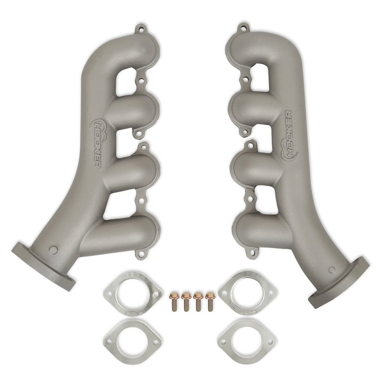 Blackheart LS Engine Swap Exhaust Manifolds for 1982-2004 Chevy S-10, GMC Sonoma [Titanium]