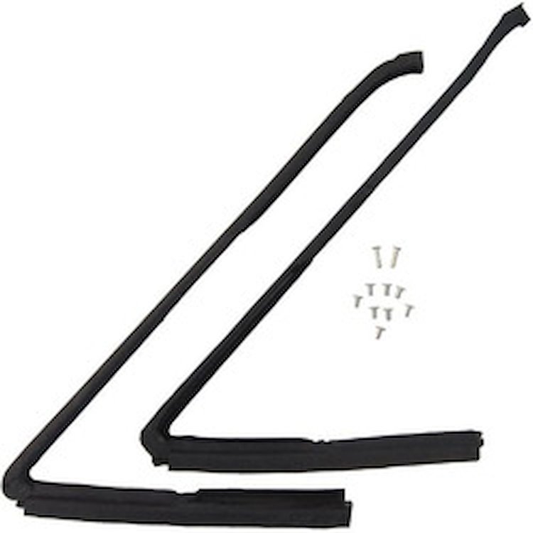 20-0050-55 Front Door Vent Window Weatherstrips, Ford Galaxie Starliner, Ford Galaxie, Ford Galaxie 500, Mercury Monterey