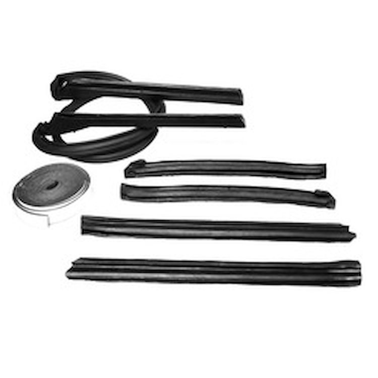 20-2802-65 Convertible Roof Rail Weatherstrip Set, Ford Mustang Luxury, Ford Mustang, Mercury Cougar, Mercury Cougar XR-7