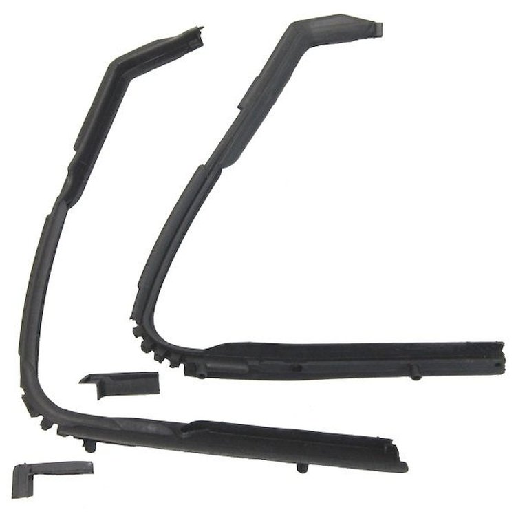 38-0038-55 Vent Window Weatherstrips Fits Select Pontiac Chieftain, Chevy Styleline Deluxe, Chevy Bel Air