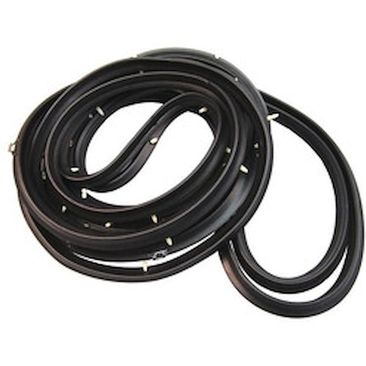 70-1472-72 Front Door Weatherstrips, Pontiac Catalina, Chevy Biscayne, Chevy Bel Air
