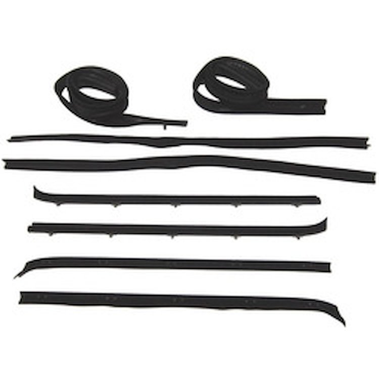 70-2150-58 Side Window Run Channel and Beltline Set Fits Select GM Models