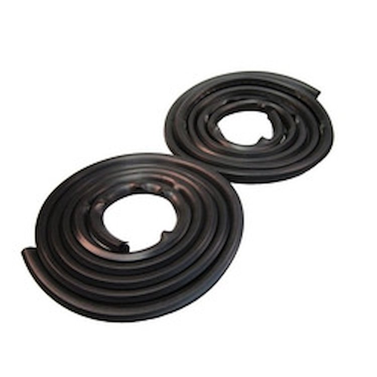 70-2430-72 Front Door Weatherstrips, Ford F-350, Ford F-250, Ford F-500, Ford F-100, Ford F-150, Ford Bronco
