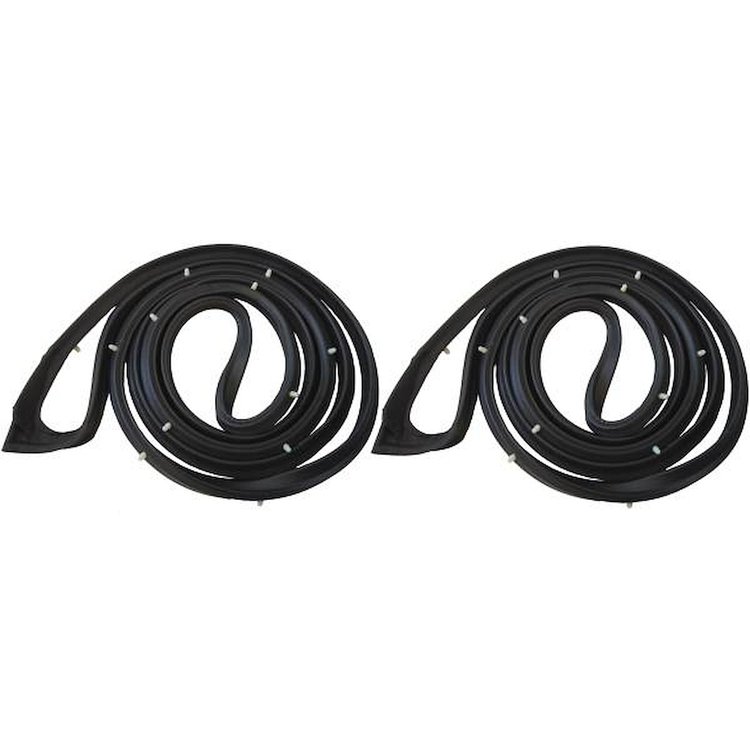 70-2553-72 Door Weatherstrip Fits Select 1967-1968 Pontiac Catalina/Executive/Bonneville, Chevy Biscayne/Bel Air/Impala/Caprice
