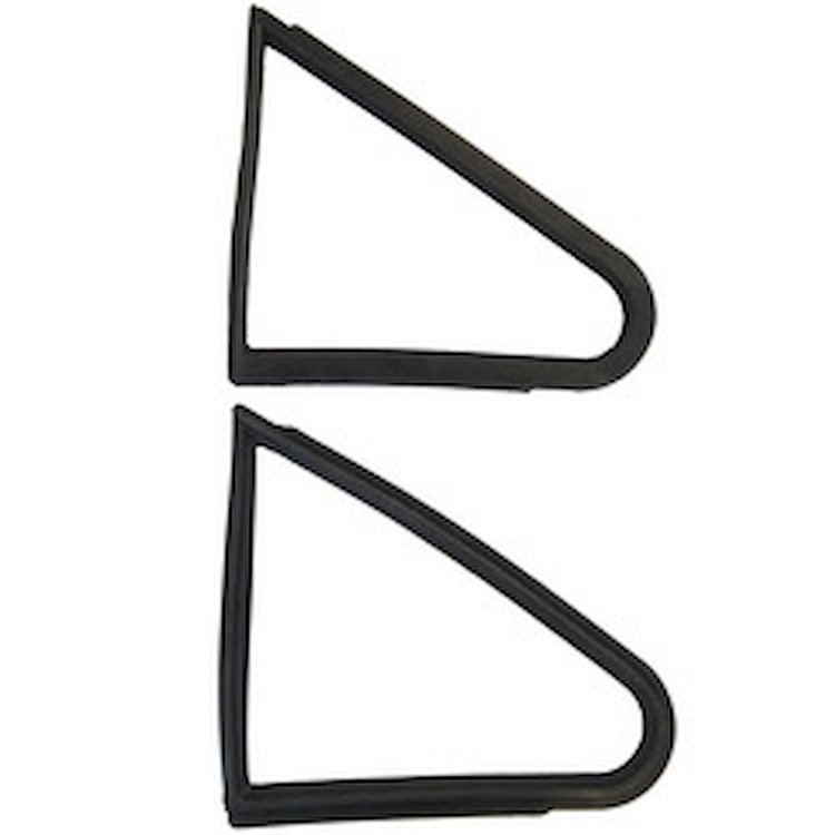 70-2573-77 Rear Quarter Stationary Window Weatherstrips , Buick Special, Olds Eighty Eight
