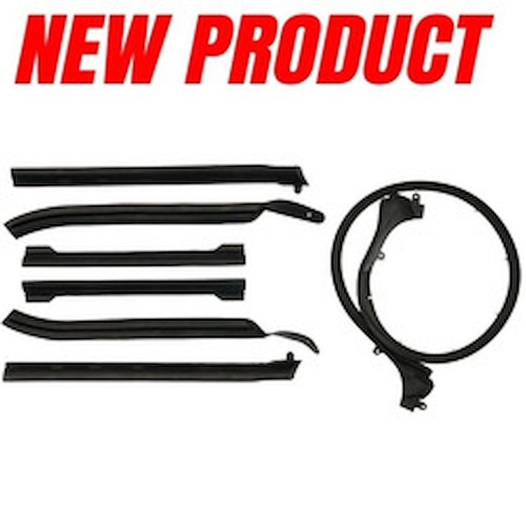 70-4895-65 Convertible Roof Rail Weatherstrip Set, Pontiac Firebird, Chevy Camaro