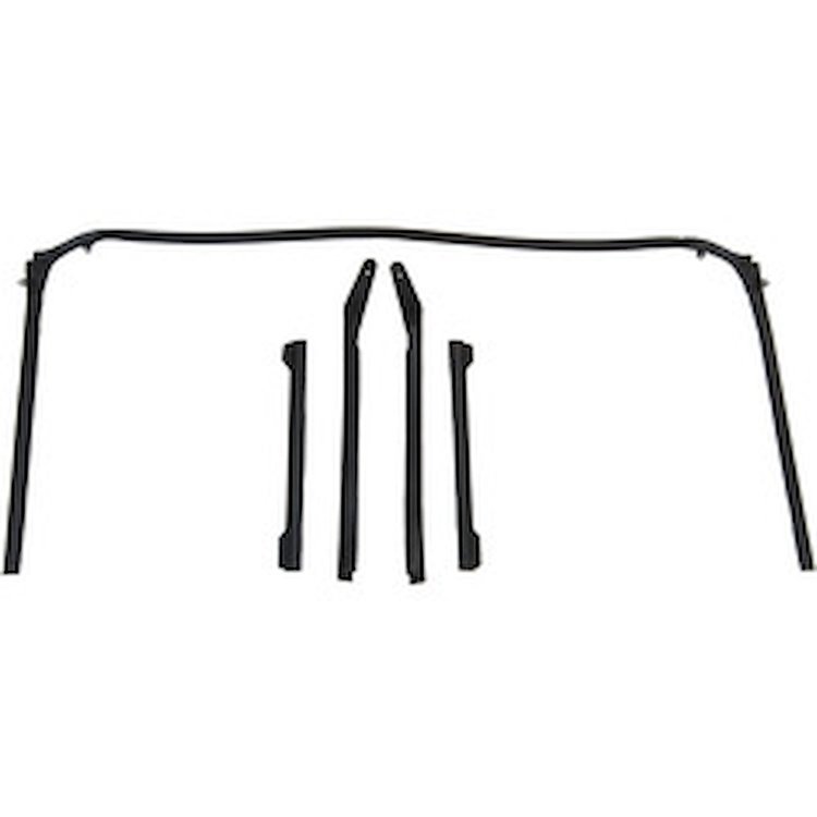 82-0014-65 Convertible Roof Rail Weatherstrip Set, 1967 Pontiac Firebird, 1967 Chevy Camaro