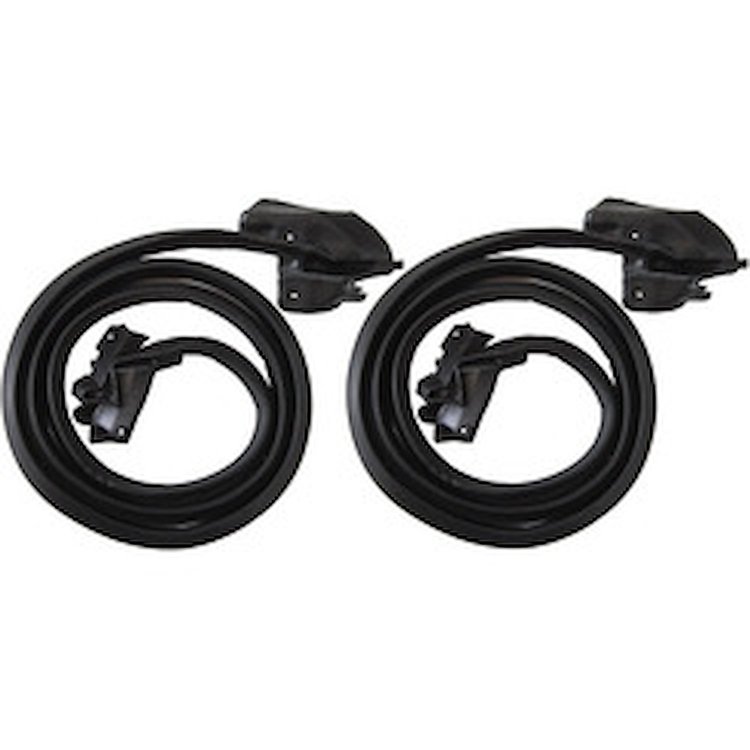 82-0050-72 Front Door Weatherstrips, Buick Riviera, Olds Toronado, Cadillac Eldorado, Buick Riviera Gran Sport