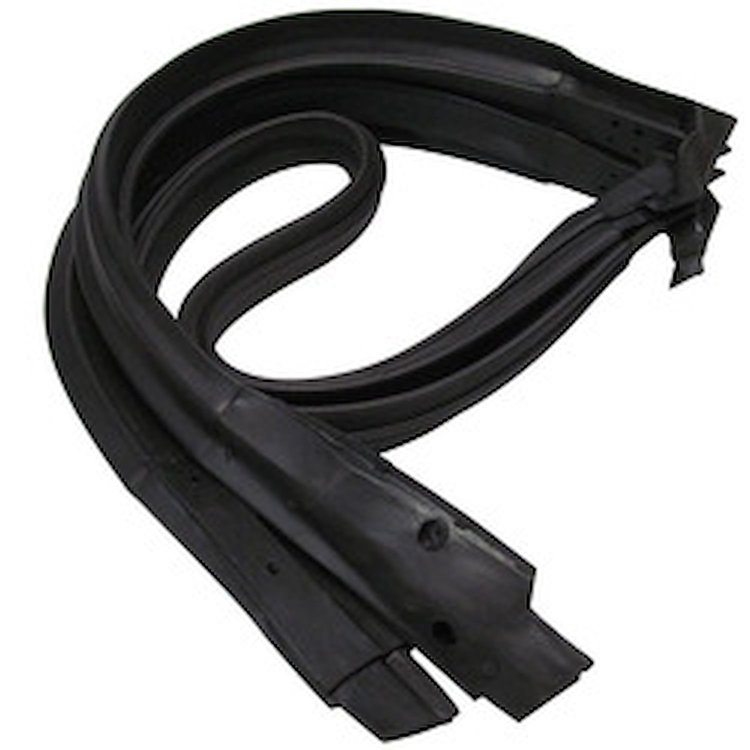 82-0162-68 Windshield Header and A-Pillar Weatherstrip - EPDM Rubber, Chevy Corvette