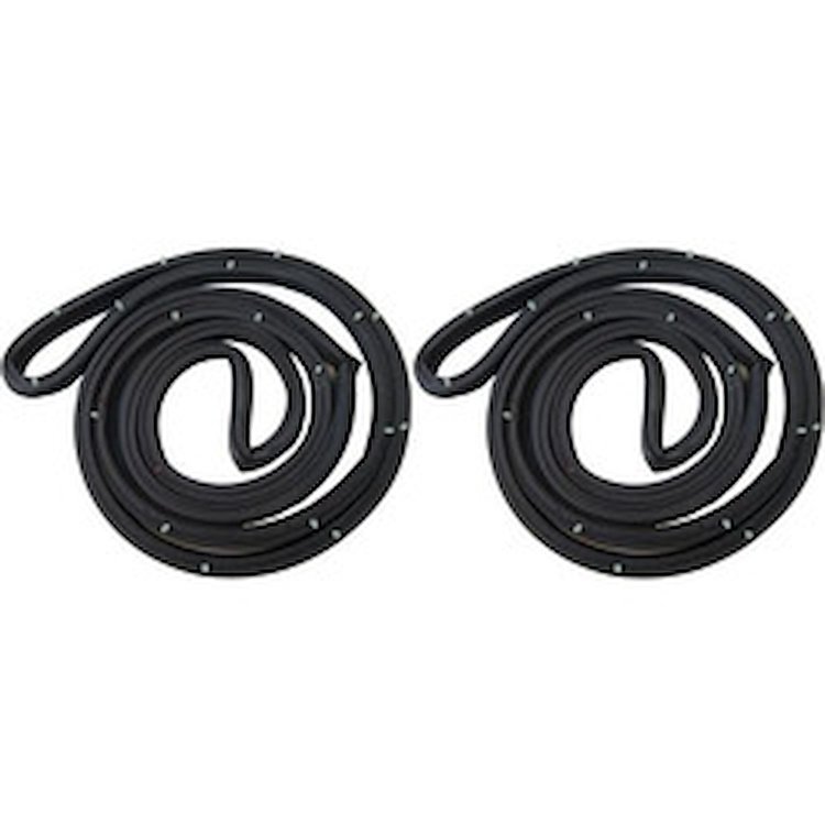 82-0190-72 Rear Door Weatherstrips, Buick Skylark, Buick Skylark Custom, Olds Vista Cruiser