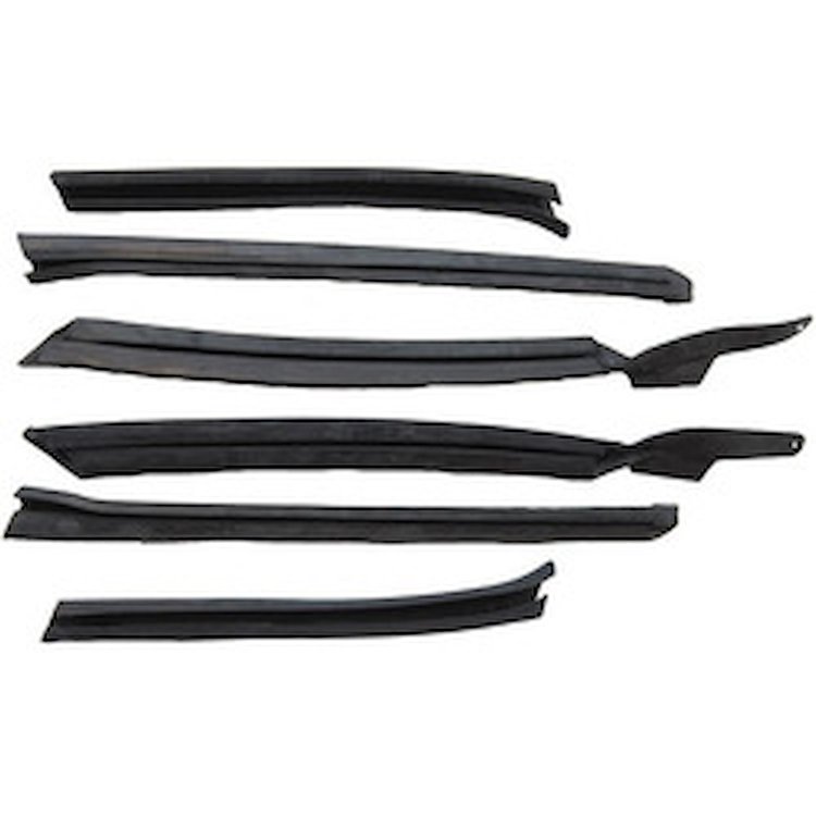 82-0202-65 Convertible Roof Rail Weatherstrips, Chevy Corvair Monza, Chevy Corvair Corsa