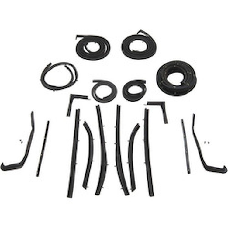 90-3001-90 Body Weatherstrip Kit, 1956 Pontiac Star Chief, 1956 Chevy Bel Air