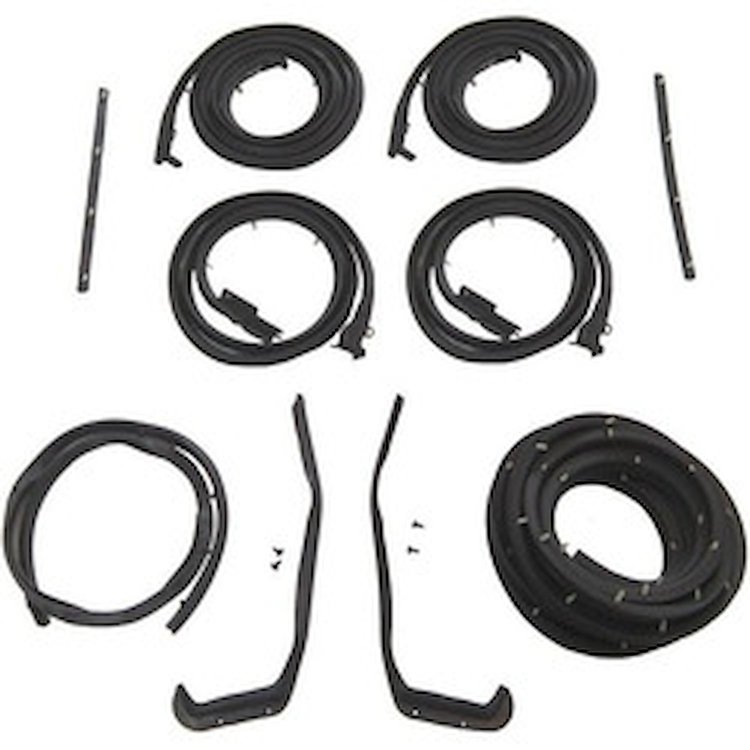 90-3007-90 Body Weatherstrip Kit, 1956 Pontiac Star Chief, 1956 Pontiac Chieftain, 1956 Chevy 210, 1956 Chevy Bel Air