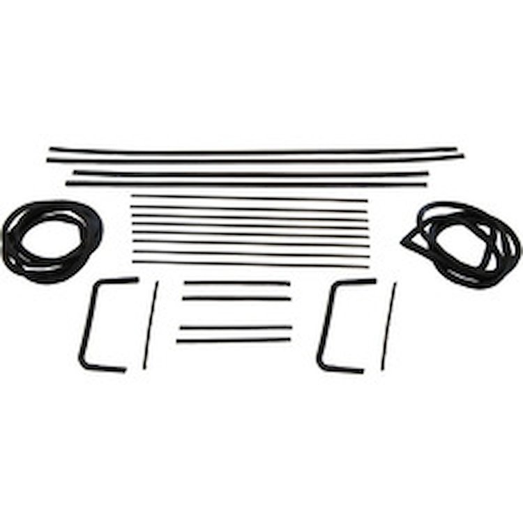 90-3019-90 Glass Weatherstrip Kit, 1955 Chevy 150