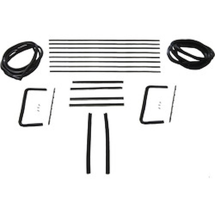 90-3022-90 Glass Weatherstrip Kit, Pontiac Chieftain, Pontiac Star Chief, Pontiac Super Chief, Chevy 210, Chevy Bel Air
