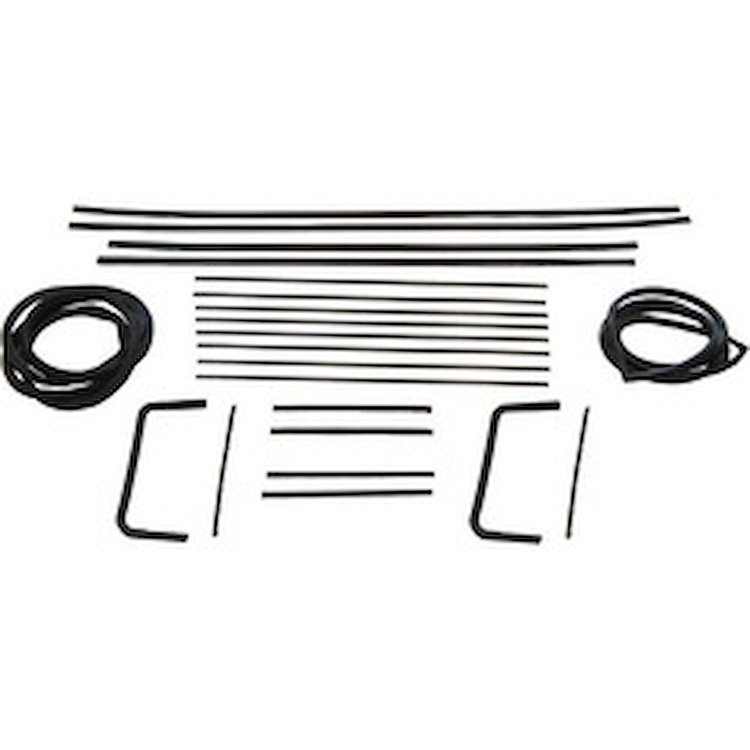 90-3023-90 Glass Weatherstrip Kit, 1955 Pontiac Chieftain, 1955 Chevy 210, 1955 Chevy Bel Air