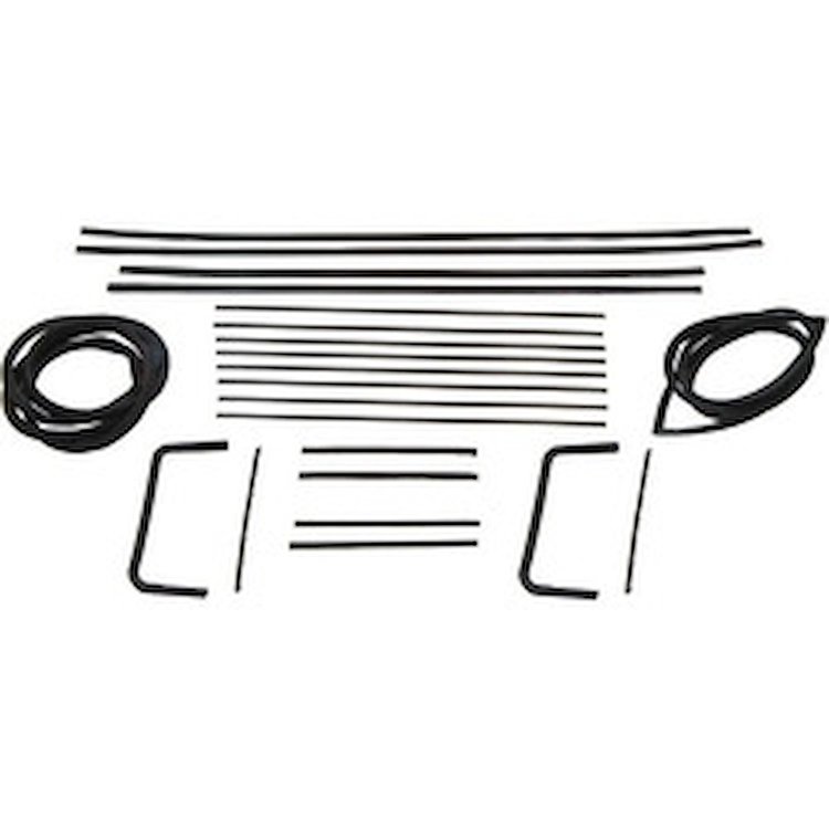 90-3024-90 Glass Weatherstrip Kit, Pontiac Chieftain, Chevy 210, Chevy 150, Chevy Bel Air
