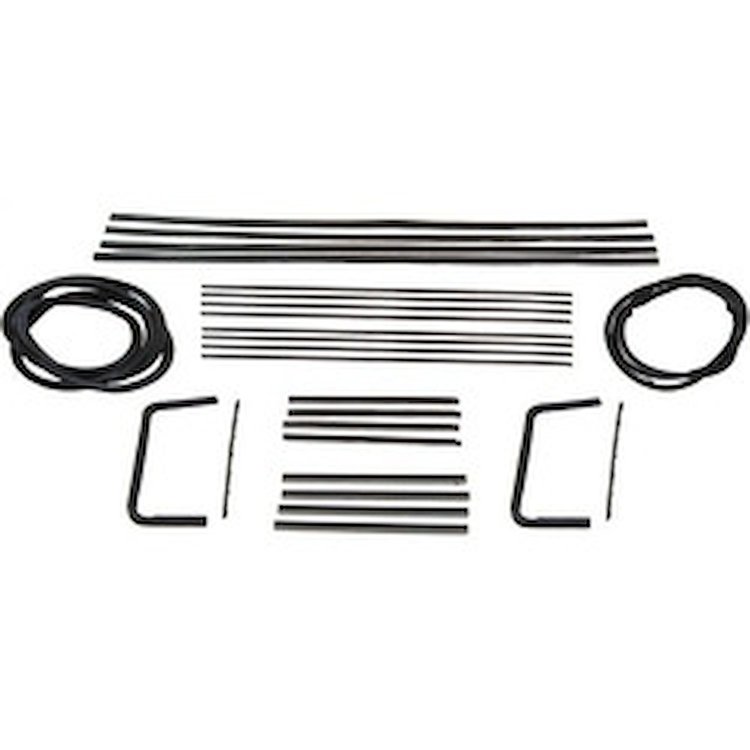 90-3028-90 Glass Weatherstrip Kit, Pontiac Chieftain, Pontiac Star Chief, Pontiac Super Chief, Chevy Bel Air, Chevy 210
