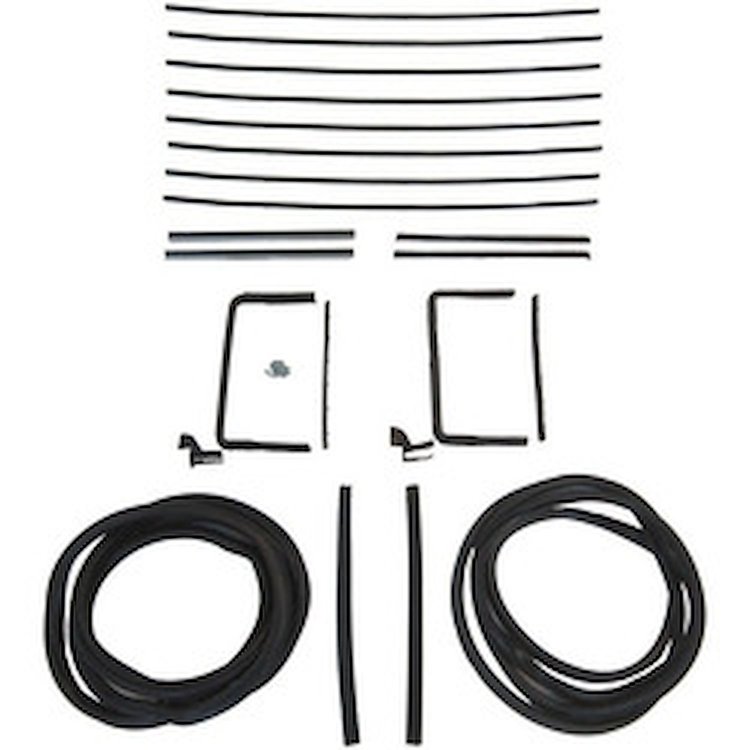 90-3045-90 Glass Weatherstrip Kit, 1956 Cadillac Sedan DeVille