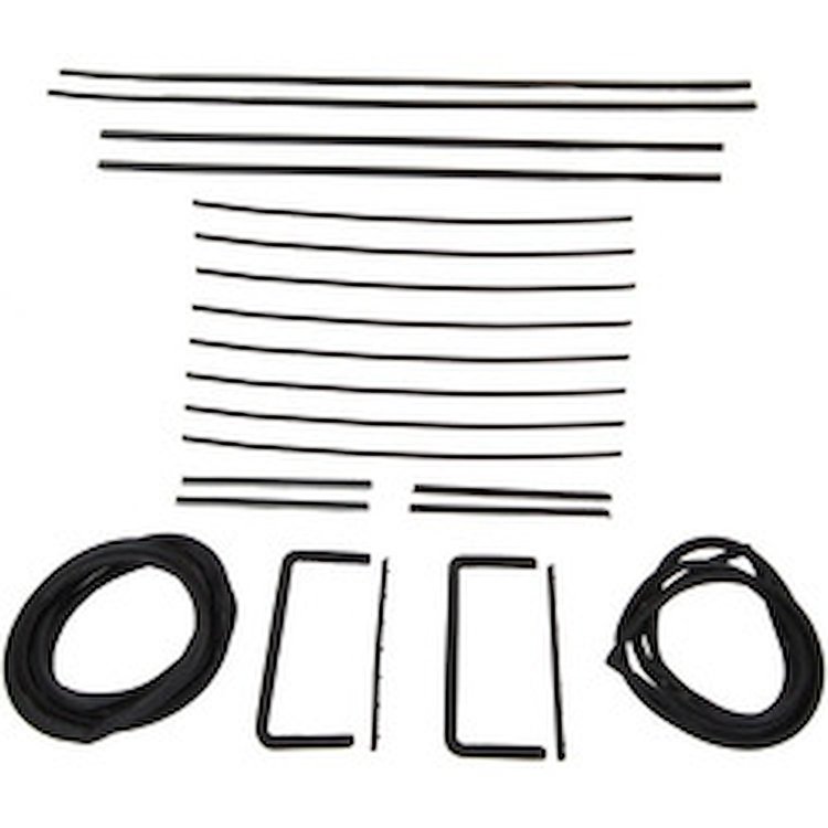 90-3047-90 Glass Weatherstrip Kit, 1955 Buick Super, 1955 Buick Roadmaster