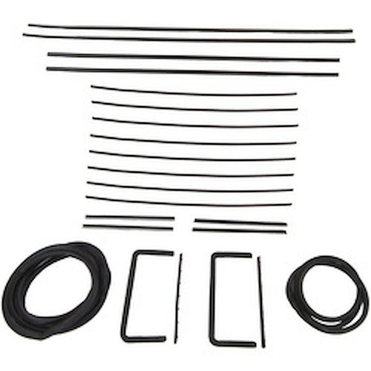 90-3048-90 Glass Weatherstrip Kit, 1954 Cadillac Series 75, 1955 Cadillac Series 75, 1956 Cadillac Series 75