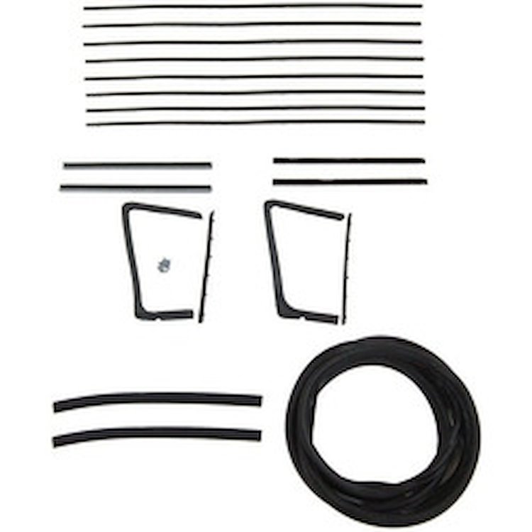 90-3068-90 Glass Weatherstrip Kit, Buick Skylark, Buick Special, Buick Century, Olds Ninety Eight, Olds Super 88