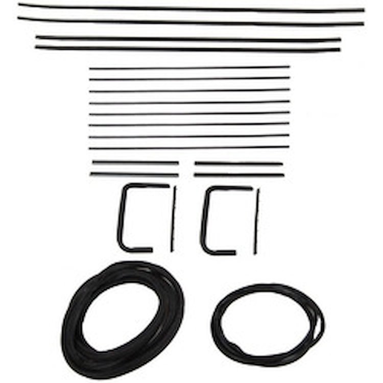 90-3071-90 Glass Weatherstrip Kit, 1955 Buick Special, 1955 Buick Century, 1956 Buick Special, 1956 Buick Century