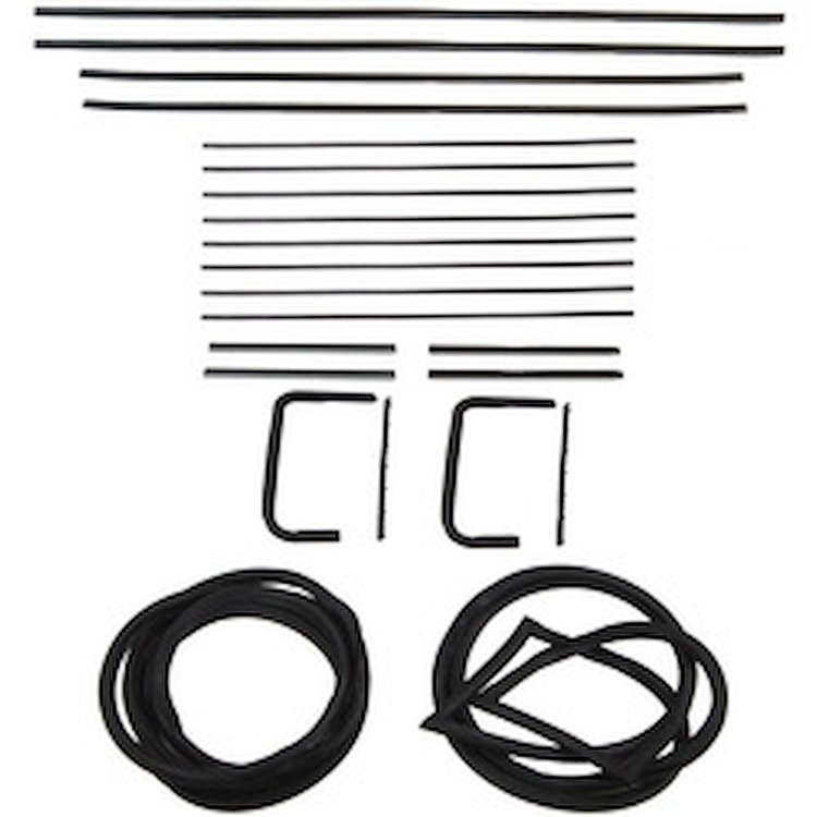 90-3073-90 Glass Weatherstrip Kit, Buick Special, Olds Super 88, Olds Eighty Eight