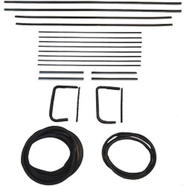 90-3080-90 Glass Weatherstrip Kit, 1955 Buick Special, 1955 Buick Century