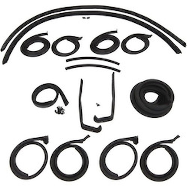 90-3107-90 Body Weatherstrip Kit, 1955 Buick Special, 1955 Buick Century, 1956 Buick Special, 1956 Buick Century