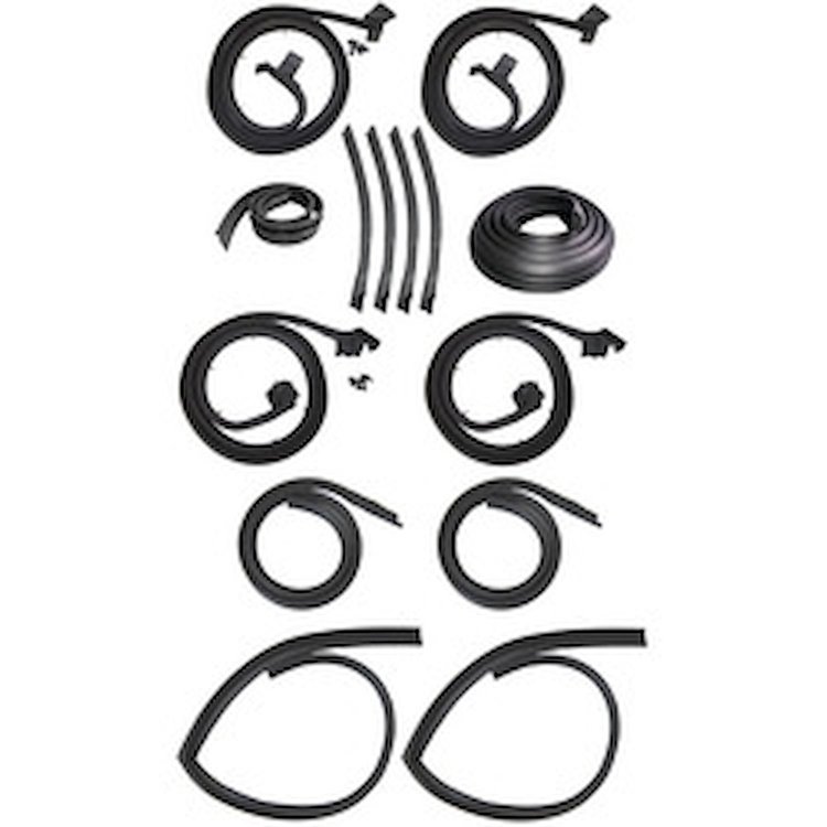 90-3208-90 Body Weatherstrip Kit, 1965 Cadillac Sixty Special, 1966 Cadillac Sixty Special, 1966 Cadillac Fleetwood