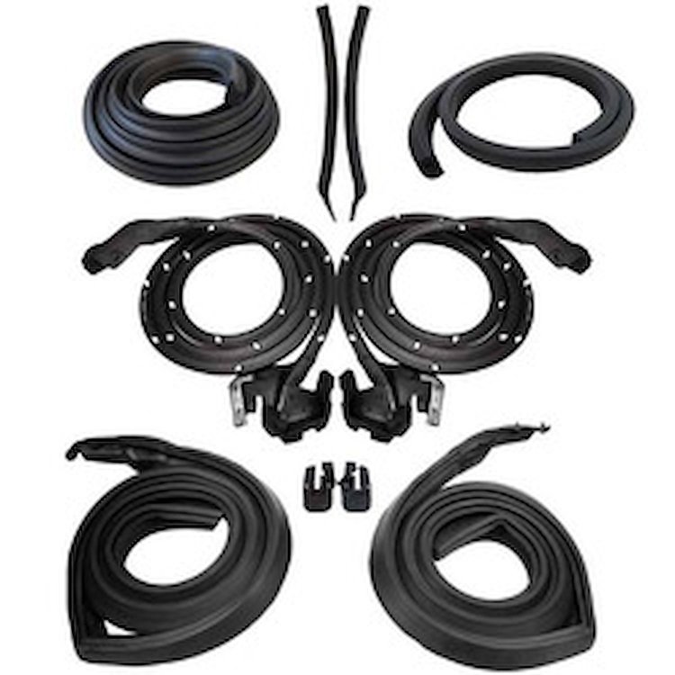 90-3284-90 Body Weatherstrip Kit, 1968 Pontiac Firebird, 1969 Pontiac Firebird, 1968 Chevy Camaro, 1969 Chevy Camaro