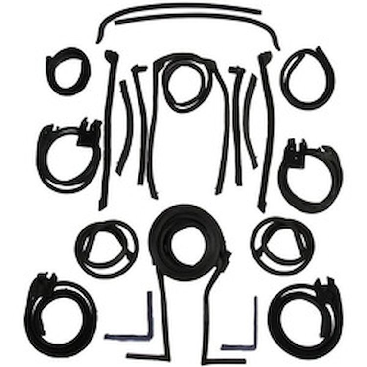 90-3287-90 Body Weatherstrip Kit, 1966 Lincoln Continental, 1967 Lincoln Continental