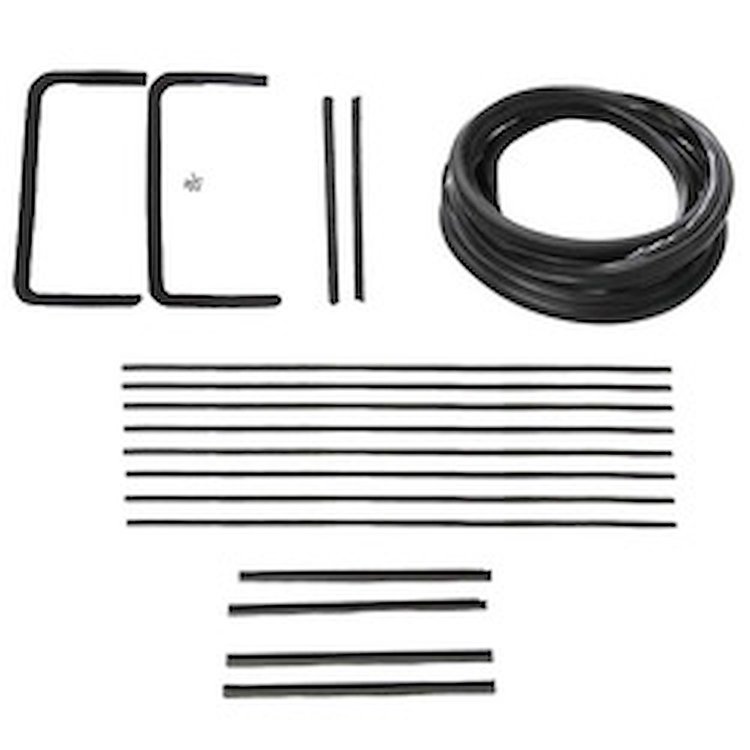 90-3325-90 Glass Weatherstrip Kit, Pontiac Star Chief, Chevy Bel Air